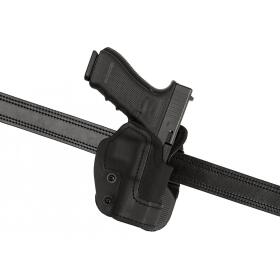 Frontline KNG Open Top Holster for Glock 17 Paddle Black