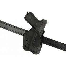 Frontline KNG Open Top Holster for Glock 19 Paddle Black