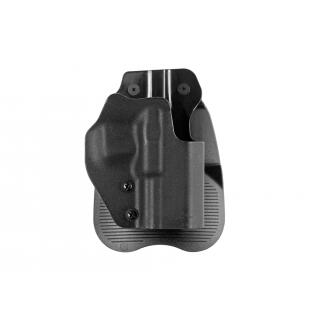 Frontline Molded Polymer Paddle Holster for Glock 17 / 19 Black