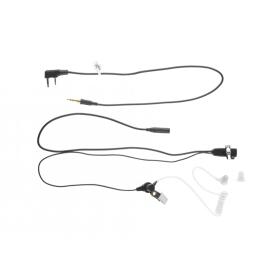 Z-Tactical FBI Style Acoustic Headset Kenwood Connector...