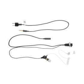 Z-Tactical FBI Style Acoustic Headset ICOM Connector Black