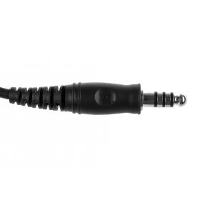 Z-Tactical Z4 PTT Cable Motorola 1-Pin Connector Black