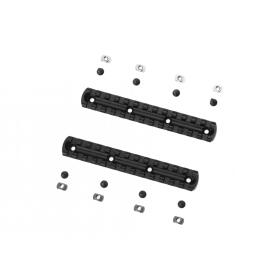 Ares 5.5 Inch M-LOK-Compatible Rail 2-Pack Black