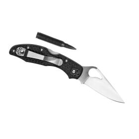 Byrd By Spyderco BY04 Meadowlark2 Plain Edge Folder-Schwarz