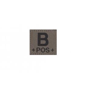 B Pos Bloodgroup Patch