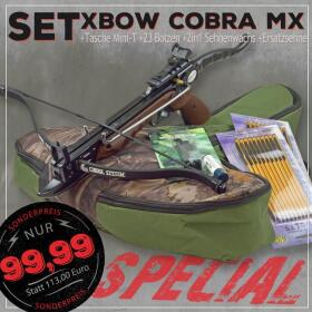 [SPECIAL] SET X-BOW COBRA MX im Bag Package - 80 lbs /...
