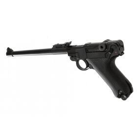 Softair - Pistole - WE P08 8 Inch Full Metal GBB-Schwarz...