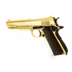 Softair - Pistol - WE - M1911 Full Metal GBB gold - over...