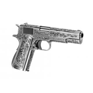 Softair - Pistol - WE - M1911 Etched Full Metal GBB - over 18, over 0.5 joules