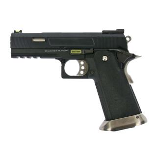 Softair - Pistole - WE Hi-Capa 4.3 Force Full Metal GBB-Schwarz - ab 18, über 0,5 Joule