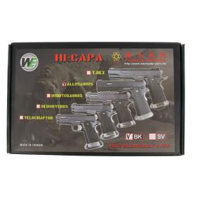 Softair - Pistole - WE Hi-Capa 4.3 Force Full Metal GBB-Schwarz - ab 18, über 0,5 Joule