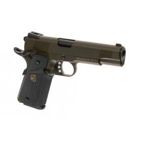 Softair - Pistole - WE M1911 MEU Full Metal GBB-OD - ab...