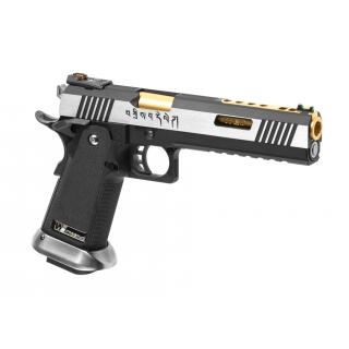 Softair - Pistol - WE - Hi-Capa 6 Force A Gold Barrel Full Metal GBB - over 18, over 0.5 joules