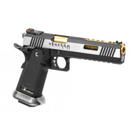 Softair - Pistole - WE Hi-Capa 6 Force A Gold Barrel Full...