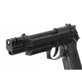 Softair - Pistole - LS M9 Tactical GBB-Schwarz - ab 18, über 0,5 Joule