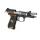 Softair - Pistol - WE M92 Samurai Edge Biohazard Full Metal Co2-Dual Tone - 18+, over 0.5 Joule