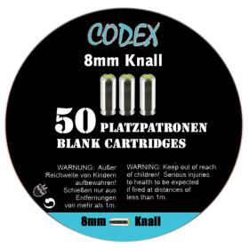 CODEX - blanks 8 mm bang - 50 pieces