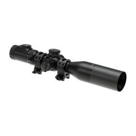Leapers OP3 30mm 3-12x44 Compact UMOA Reticle Scope Black