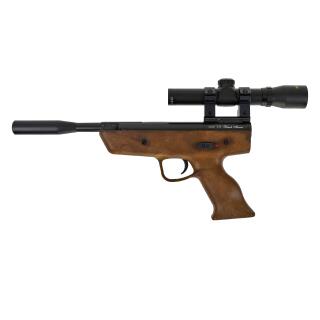 Air pistol - WEIHRAUCH HW 70 Black Arrow - cal. 5.5 mm diabolo with scope P2 x 20 G