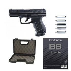 SET !!! Softair - Pistol - WALTHER P99 DAO CO2 GBB - from 18, over 0.5 joules