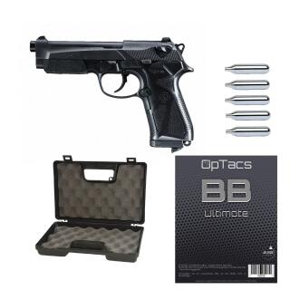 SET !!! Softair - Pistol - BERETTA 90two CO2 NBB - from 18, over 0.5 joules