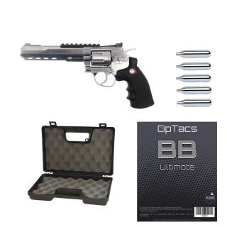 SET !!! Softair - Revolver - RUGER - SuperHawk 6" - CO2 - from 18, over 0.5 joules