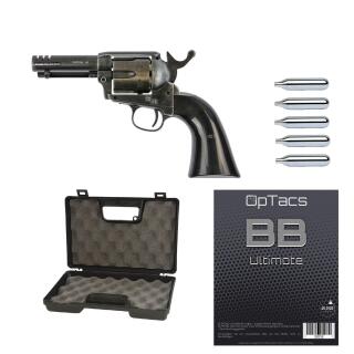SET !!! Softair - Revolver - LEGENDS - Custom .45 - CO2 - from 18, over 0.5 joules
