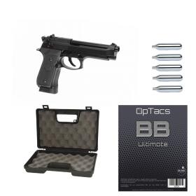 SET !!! Softair - Pistol - KJ Works - M9 Full Metal Co2 -...