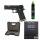 SET !!! Softair - Pistole - WE - Hi-Capa 4.3 Force Full Metal GBB black - ab 18, über 0,5 Joule