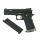 SET !!! Softair - Pistole - WE - Hi-Capa 4.3 Force Full Metal GBB black - ab 18, über 0,5 Joule