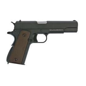 SET !!! Softair - Pistol - WE - M1911 Full Metal V3 GBB black - from 18, over 0.5 joules