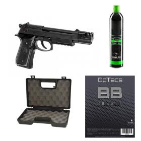 SET !!! Softair - Pistole - LS - M9 Tactical GBB - ab 18,...