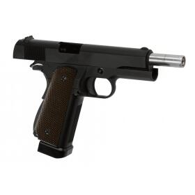 SET !!! Softair - Pistol - WE - M1911 A1 Full Metal Co2 GBB - from 18, over 0.5 joules