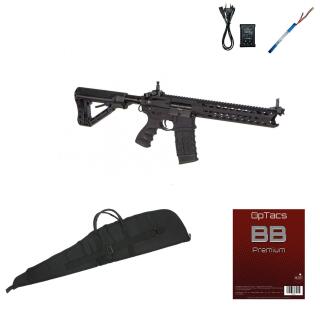 SET !!! Softair - Gewehr - G & G - GC16 E.T.U. Predator - ab18, ü 0,5J - Schwarz