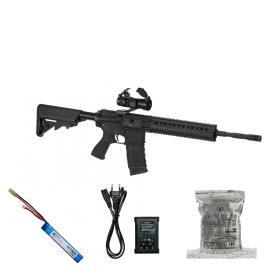 SET !!! Softair - Rifle - G & G CM16 R8-L Black -...