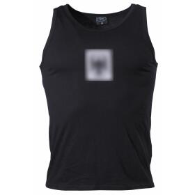 BW tank top, black,with eagle