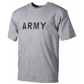 T-shirt, printed, "Army",gray