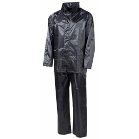 Rain suit, 2-piece,black