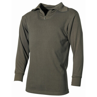 BW Plush turtleneck shirt, olive