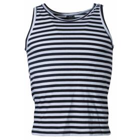 Russ. Navy tank top,white blue