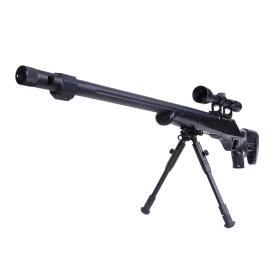 Softair - Sniper - GSG MB11 Sniper Federdruck incl. ZF & Zweibein - ab 18, über 0,5 Joule