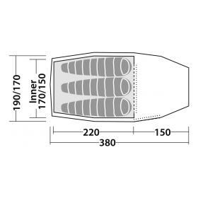 Robens Zelt Pioneer 3 Personen ex