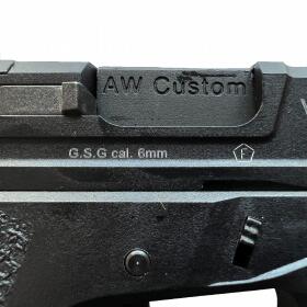 Softair - Pistol - AW Custom VX9 Mod 1 Precut GBB -F- 6mm - over 18, over 0.5 joules