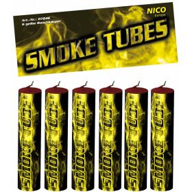 Nico Smoke Torch Smoke Tubes - Yellow - 6 pcs.