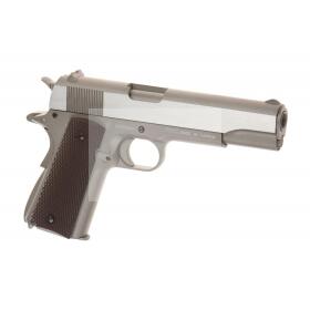 Softair - Pistol - KWC M1911 Full Metal Co2-Silver - from 18, over 0,5 Joule