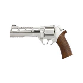 Softair - Revolver - Rhino 60DS CO2 NBB nickel wood look...