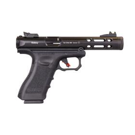 Softair - Pistole - WE G-Series Galaxy schwarz Gas BlowBack - ab 18, über 0,5 Joule