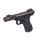 Softair - Pistole - WE G-Series Galaxy schwarz Gas BlowBack - ab 18, über 0,5 Joule