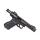 Softair - Pistole - WE G-Series Galaxy schwarz Gas BlowBack - ab 18, über 0,5 Joule