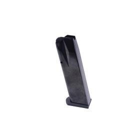 Grp.Magazin 9mm, brüniert 15 Schuss P226gummierter Boden, gleitlackbeschichtet